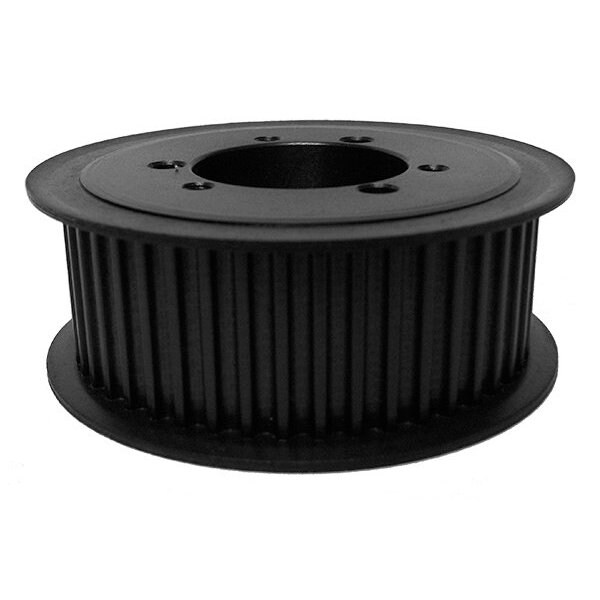 B&B Manufacturing QD56-5M-25, Timing Pulley, Cast Iron, Black Oxide, QD56-5M-25 - main